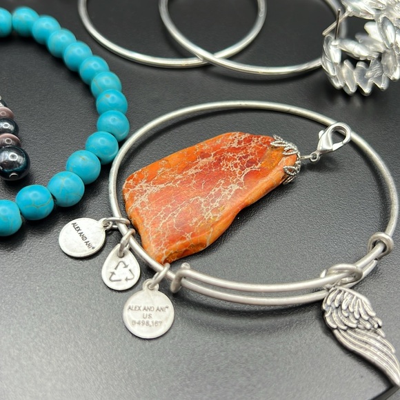 Silver and Stone Jewelry lot - Picture 3 of 8